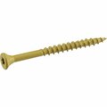 Hillman Deck Screw, #10 x 3-1/2 in, Steel, Flat Head, Torx Drive 42595